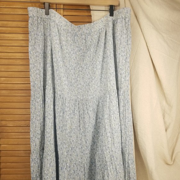 Cabin Creek Vintage Size 20W Floral Bohemian Meadow Skirt - Picture 2 of 6
